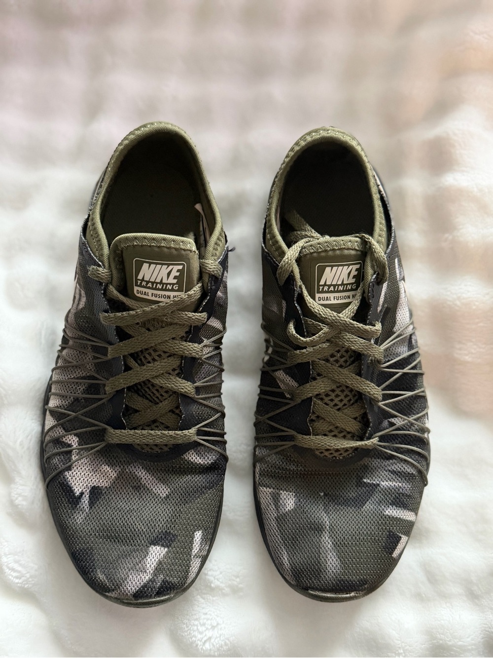 Nike Olive Green and Black Training Sneakers